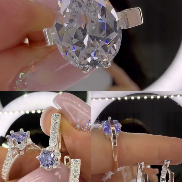 ვერცხლის სამკაულები ოქროს დეტალებით